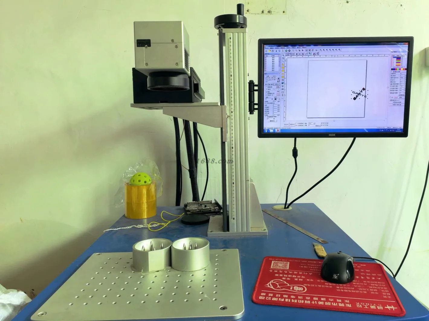 CFRPWorks workshop testing bench and measuring equipment for quality evidence
