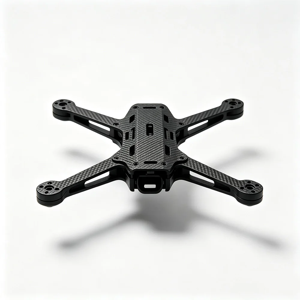 Carbon fiber drone frame for UAV engineering projects