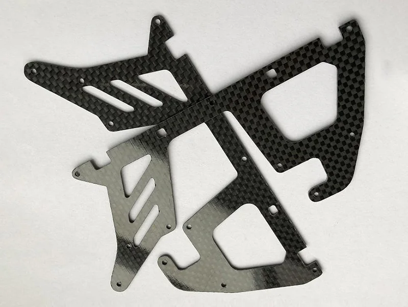Precision-machined custom carbon fiber component