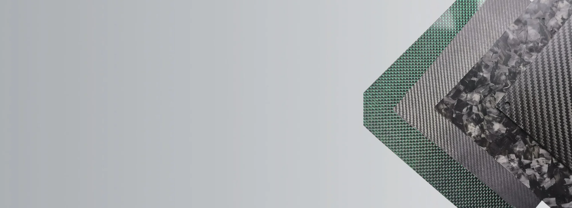Finished carbon-fiber laminate example after reinforcement and matrix processing