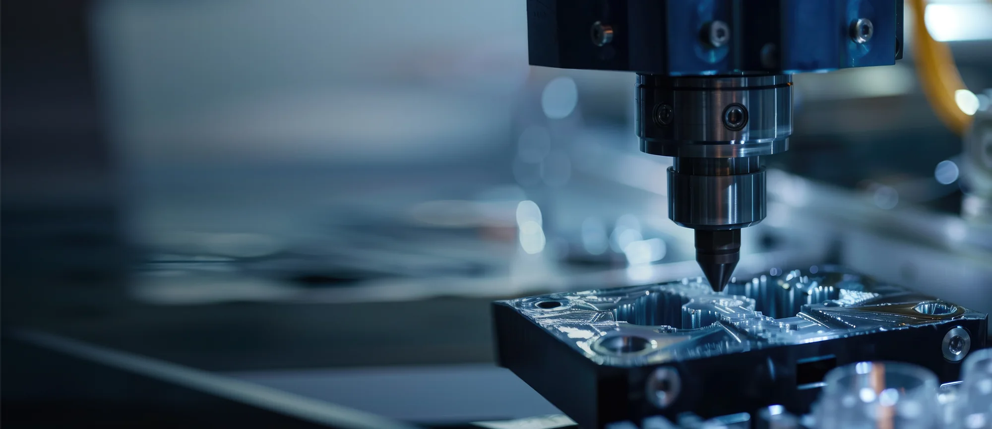 Example of CNC machined composite workpiece for explaining process selection
